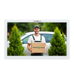 Кольоровий Wi-Fi AHD відеодомофон GreenVision GV-061-AHD-M-VD10SD White