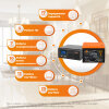 Комплект резервного питания LP(LogicPower) ИБП + литиевая (LiFePO4) батарея (UPS В1000 + АКБ LiFePO4 1280W) - Изображение 3