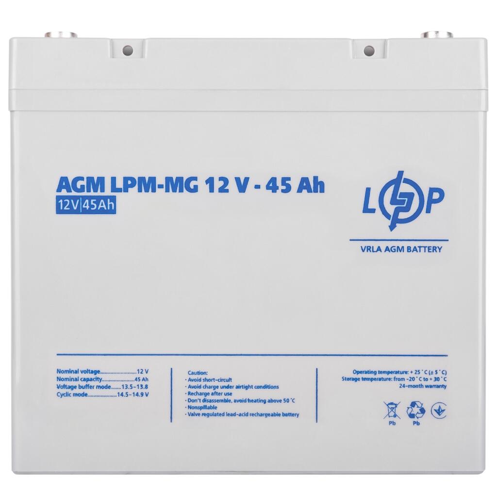 Акумулятор мультигелевий AGM LPM-MG 12V - 45 Ah - Зображення 3