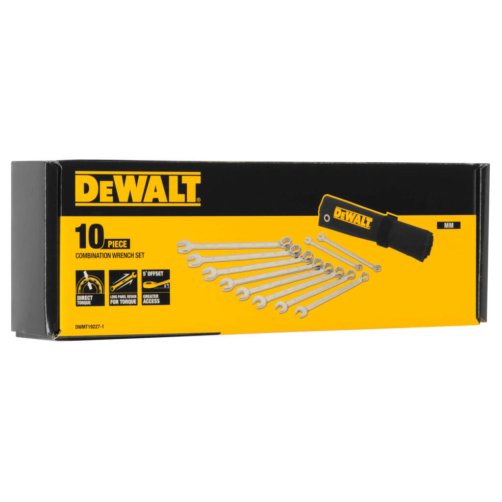 Набор ключей комбинированных, 10 штук DeWALT DWMT19227-1 DWMT19227-1 - Изображение 3
