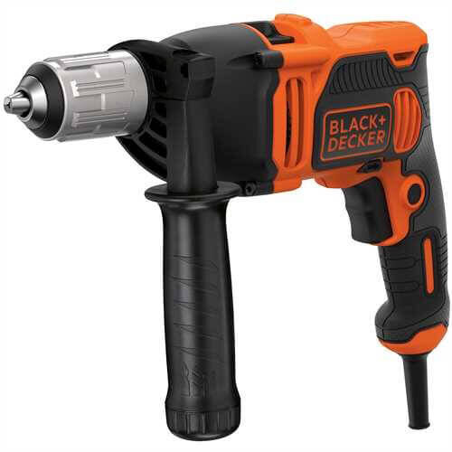 Дрель сетевая ударная BLACK+DECKER BEH850K - Изображение 1