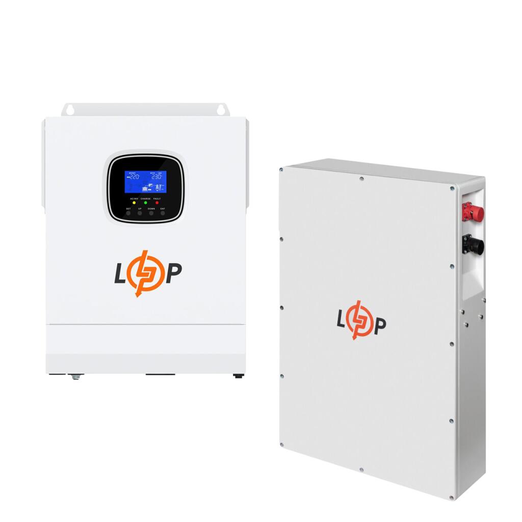 Комплект резервного питания LogicPower ИБП 3500W + литиевая (LiFePO4) батарея 5120 Wh - Изображение 2