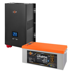 Комплект резервного питания LogicPower ИБП 2500W + литиевая (LiFePO4) батарея 7168Wh