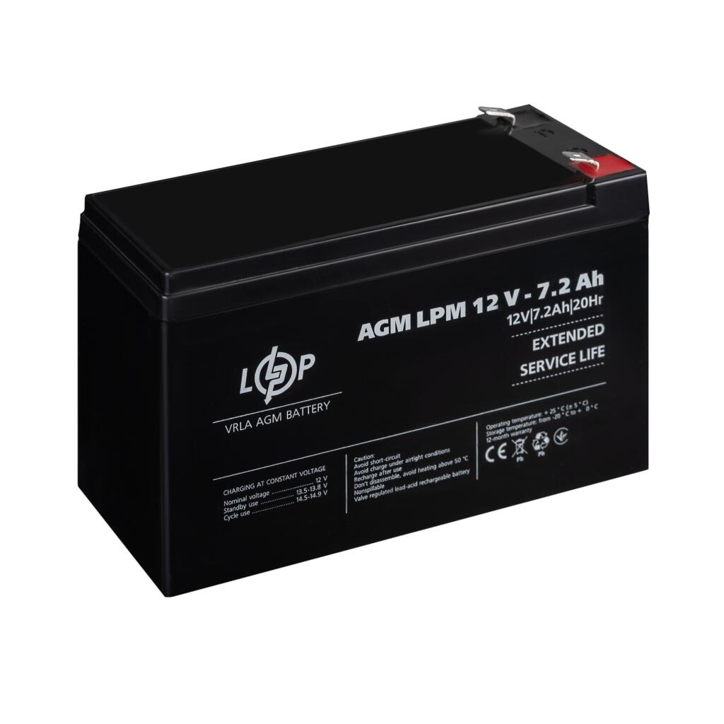 Распродажа Аккумулятор AGM LPM 12V - 7.2 Ah - Изображение 3