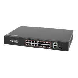 Коммутатор сетевой POE GV-010-D-16+2 PG+1 SFP