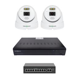 Комплект видеонаблюдения на 2 камеры GV-IP-K-W101/2 5MP (Ultra AI)