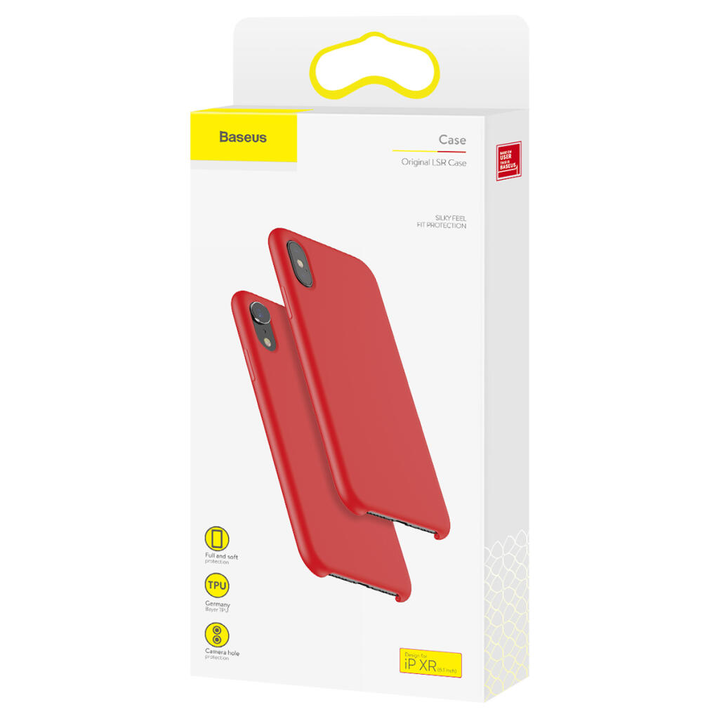 Чехол Baseus для iPhone XR Original LSR Red (WIAPIPH61-ASL09) - Изображение 4