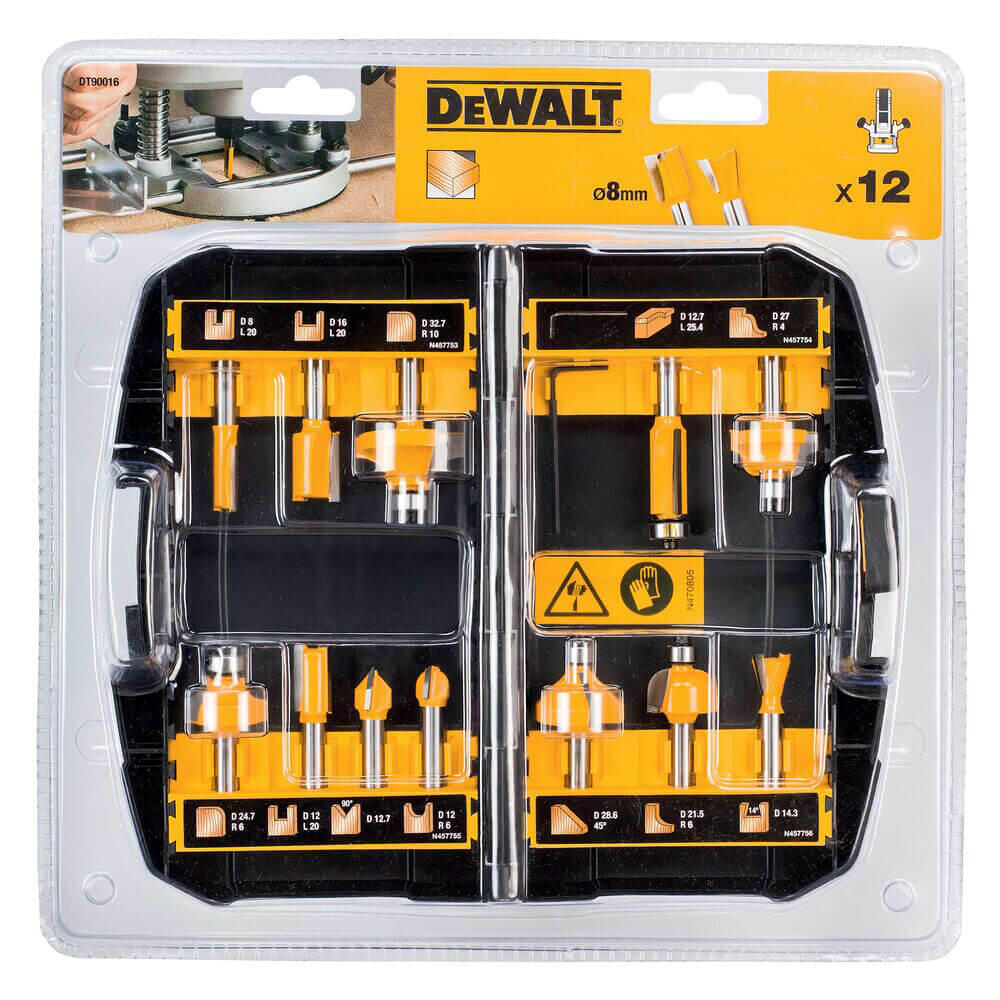 Набор фрез универсальный DeWALT DT90016 DT90016 - Зображення 2