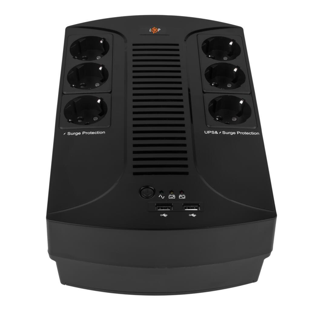 Источник бесперебойного питания (ИБП) LP 850VA-6PS (595Вт) - Изображение 4