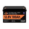 Аккумулятор LP LiFePO4 12V (12,8V) - 100 Ah (1280Wh) (Smart BMS 100А) с BT пластик - Изображение 2