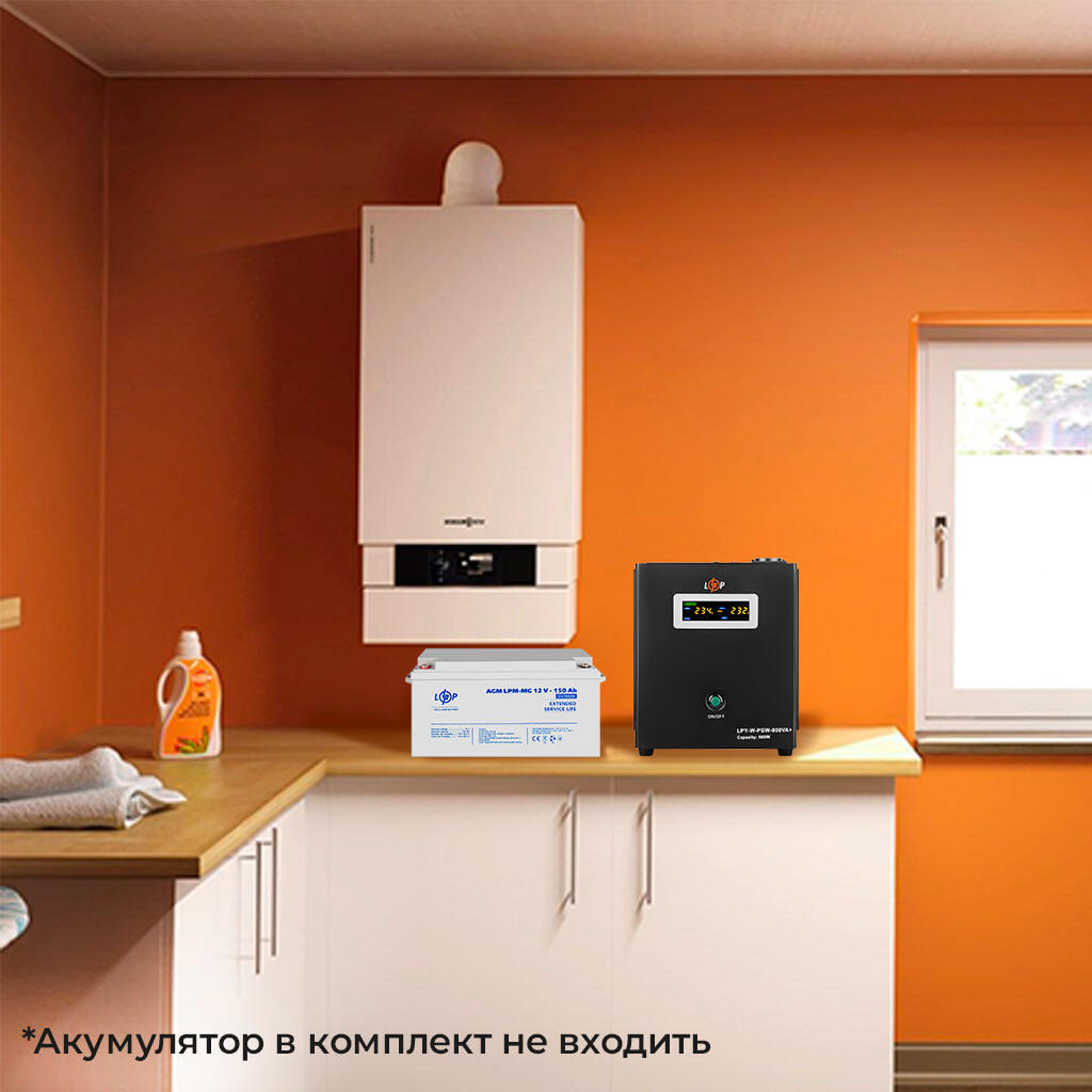 ДБЖ з правильною синусоїдою 12V LPY-W-PSW-1000VA+(700Вт)10A/20A - Зображення 7