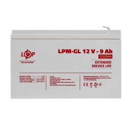 Аккумулятор гелевый LPM-GL 12V - 9 Ah