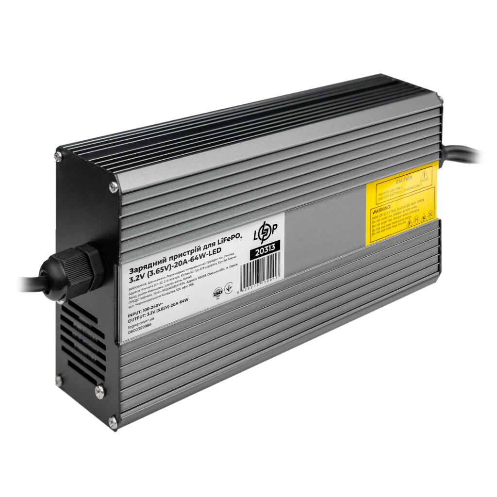 Зарядное устройство для LiFePO4 ячеек 3.2V (3.65V)-20A-64W-LED - Изображение 2