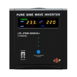 ИБП LP LPL-PSW-2000VA+ (1400Вт) 10A/20A с правильной синусоидой 24V