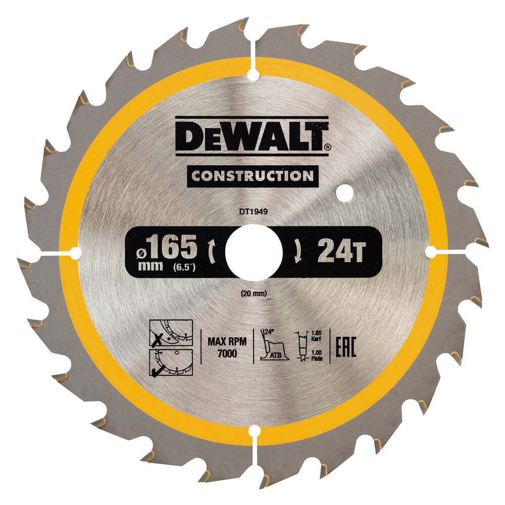 Диск пильный CONSTRUCTION DeWALT DT1949 - Изображение 1