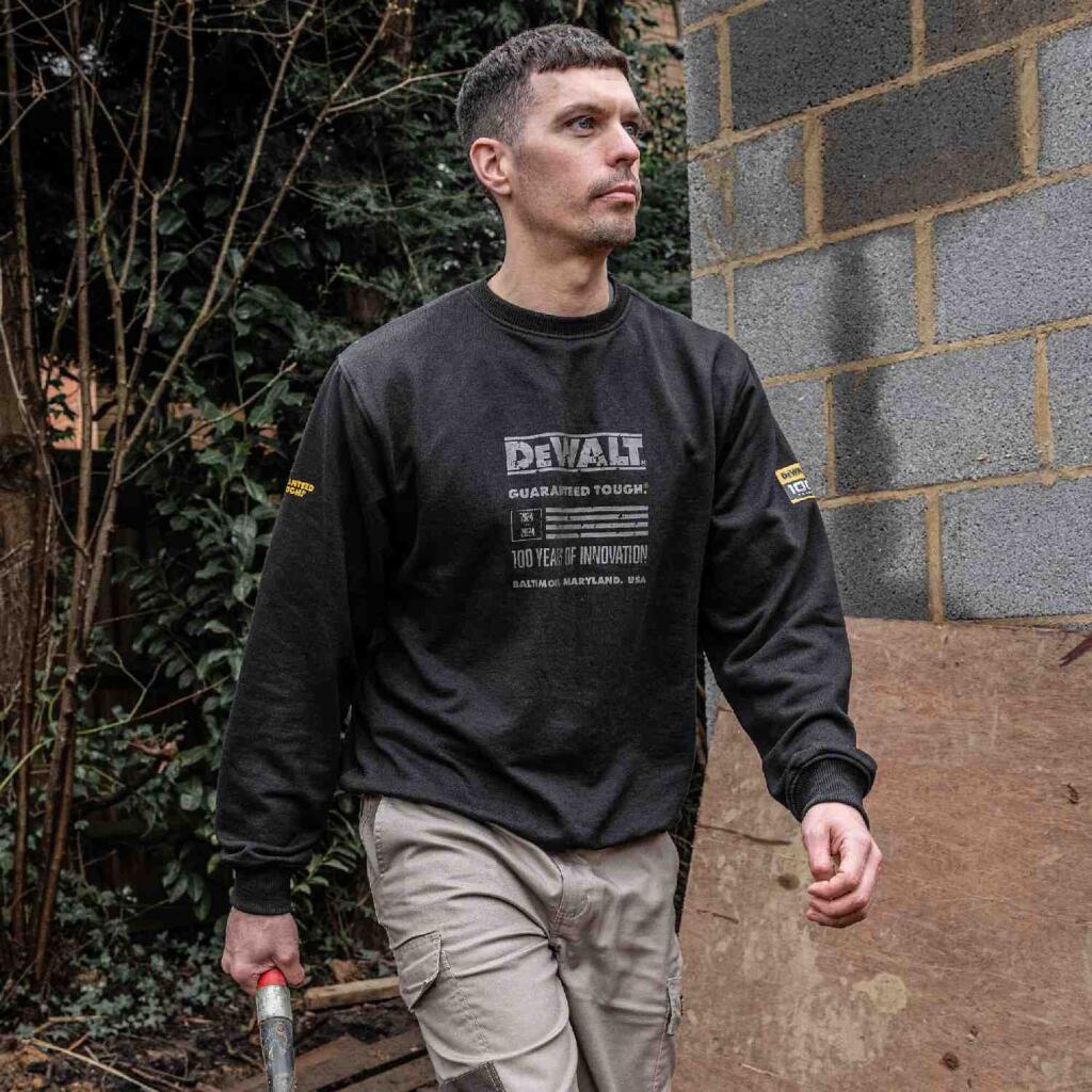 Світшот 100 YEAR LOGO SWEATSHIRT DeWALT DWC237-001-L - Зображення 5