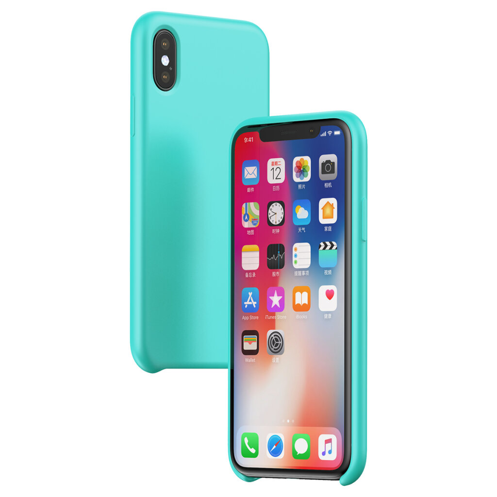 Чехол Baseus для iPhone X/Xs Original LSR Tiffany (WIAPIPHX-SL03) - Изображение 1