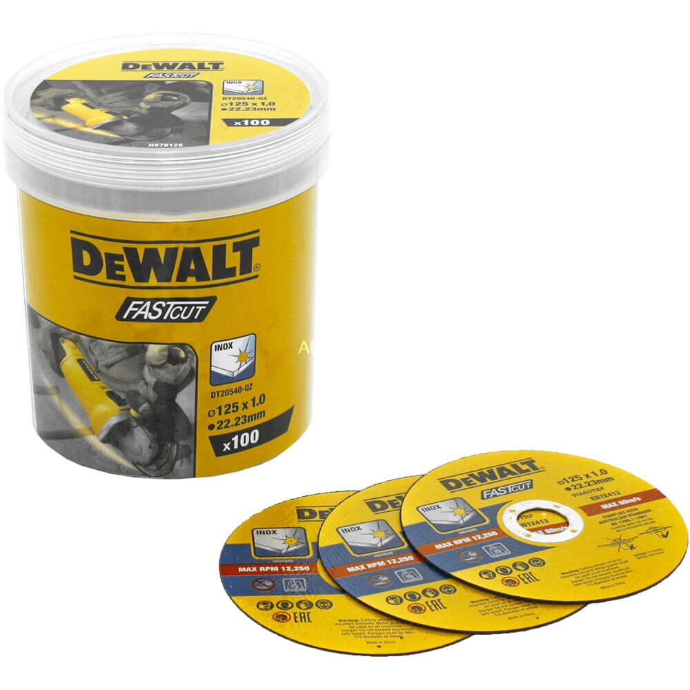 Набор кругов отрезных FASTCUT DeWALT DT20540 - Изображение 1