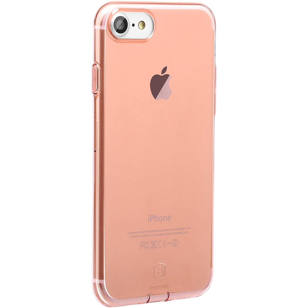 Чехол Baseus для iPhone SE 2020/8/7 Simple Pluggy Rose Gold (ARAPIPH7-A0R) - Зображення 2