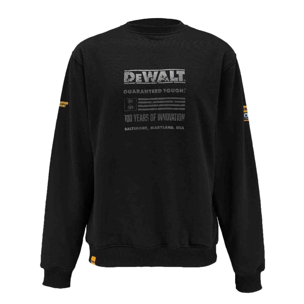 Свитшот 100 YEAR LOGO SWEATSHIRT DeWALT DWC237-001-XL - Изображение 1