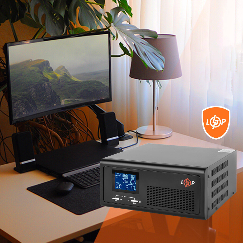 ДБЖ з правильною синусоїдою 12V LPE-B-PSW-430VA+ (300Вт) 1-15A - Изображение 7