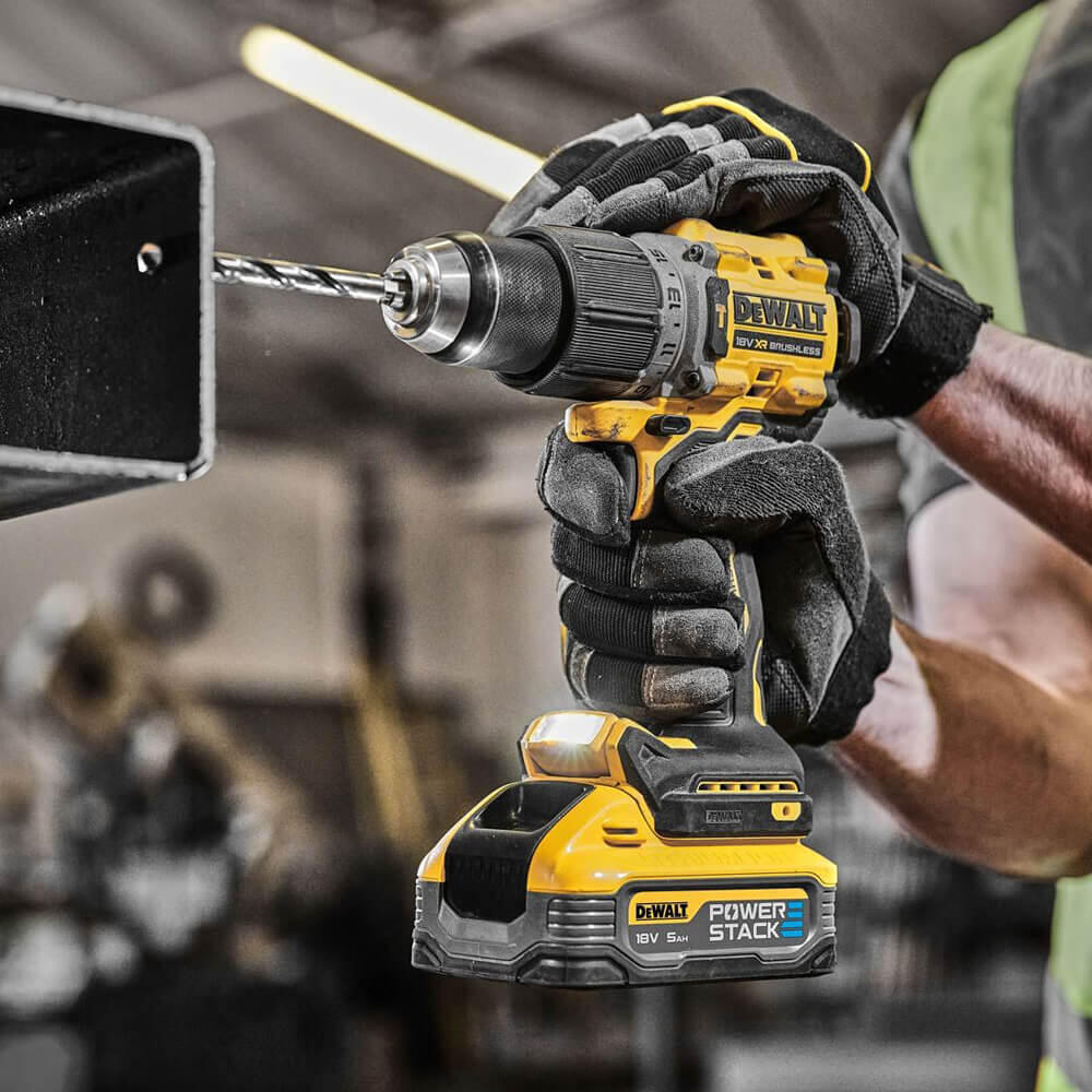 Дрель-шуруповёрт аккумуляторная бесщёточная ударная DeWALT DCD805H2T - Изображение 8