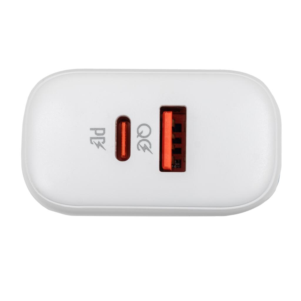 Зарядка для телефона LP 45W (Type-C+USB) QC + кабель (Type-C to Type-C) 45WCH - Изображение 3