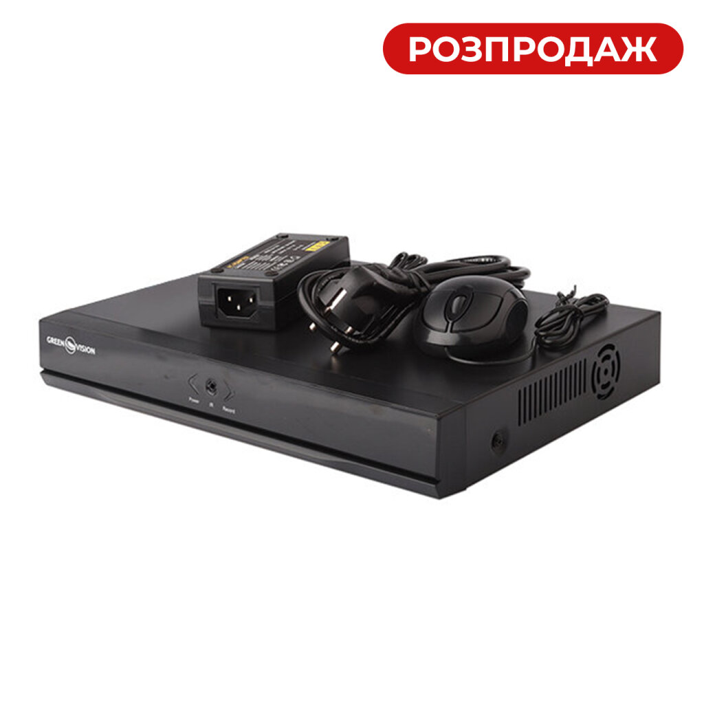 IP видеорегистратор 32-канальный 5MP NVR GreenVision GV-N-S002/32 - Изображение 1