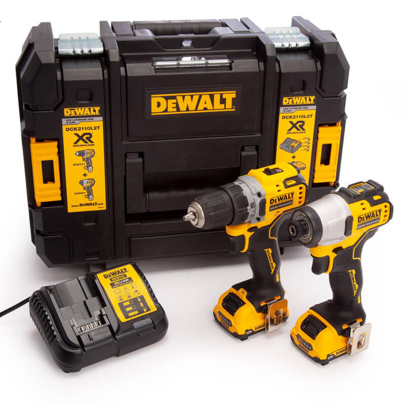 Набор из двух инструментов бесщеточных DeWALT DCK2110L2T DCK2110L2T - Изображение 4