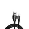 Кабель Remax Lesu Pro USB 2.0 to Lightning 2.1A 1M Чорний (RC-160) - Зображення 1