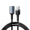 Кабель Baseus Cafule USB 3.0 Male to USB 3.0 Female 2A 1M Серый (CADKLF-B0G) - Изображение 1
