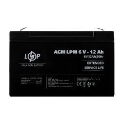 Аккумулятор AGM LPM 6V - 12 Ah