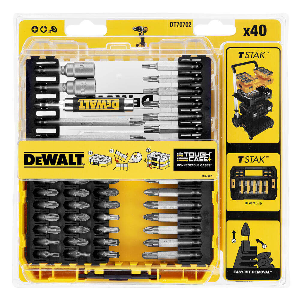 Набір біт і насадок DeWALT DT70702 - Изображение 1