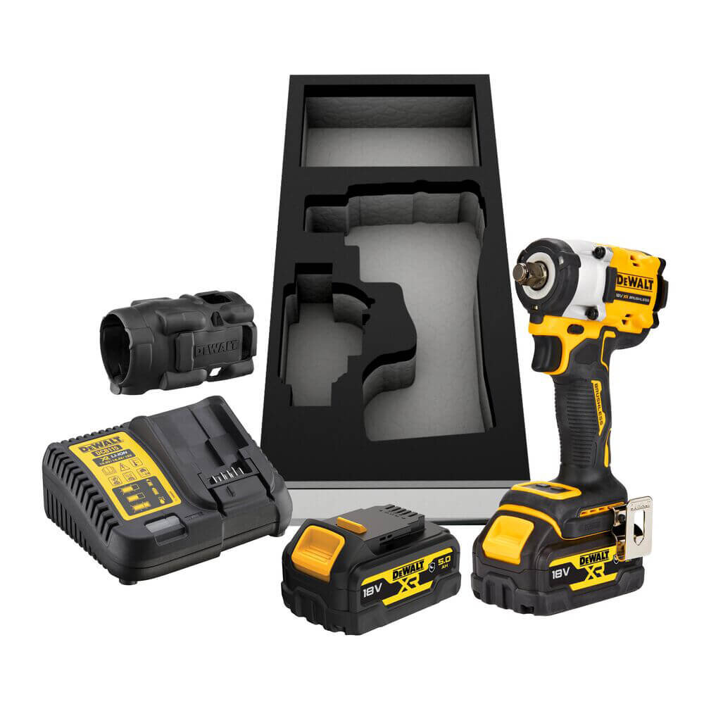 Гайковерт ударный аккумуляторный бесщёточный DeWALT DCF921P2G - Изображение 1