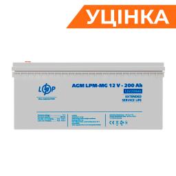 Аккумулятор мультигелевый LPM-MG 12V - 200 Ah Уценка 05.2024