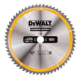 Диск пильный СONSTRUCTION DeWALT DT1960