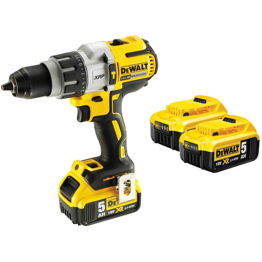 Дрель- шуруповерт аккумуляторная бесщёточная ударная DeWALT DCD996P3 - Изображение 2