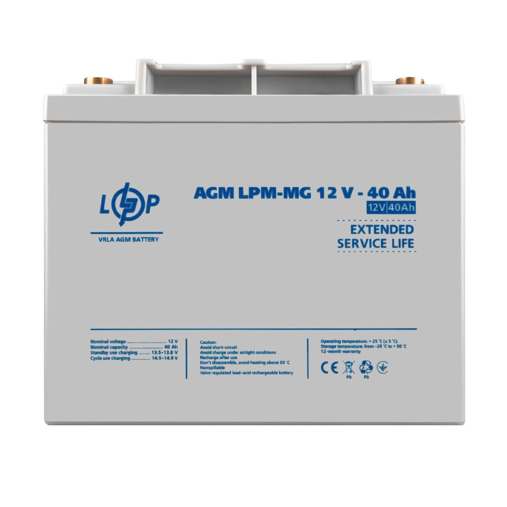 Аккумулятор мультигелевый LPM-MG 12V - 40 Ah - Изображение 1