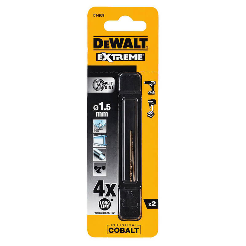 Сверло по металлу EXTREME INDUSTRIAL COBALT DeWALT DT4959 DT4959 - Изображение 1