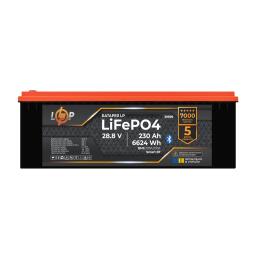 Акумулятор LP LiFePO4 28,8V (9S) - 230 Ah (6624Wh) (BMS 200A/100А) пластик Smart BT