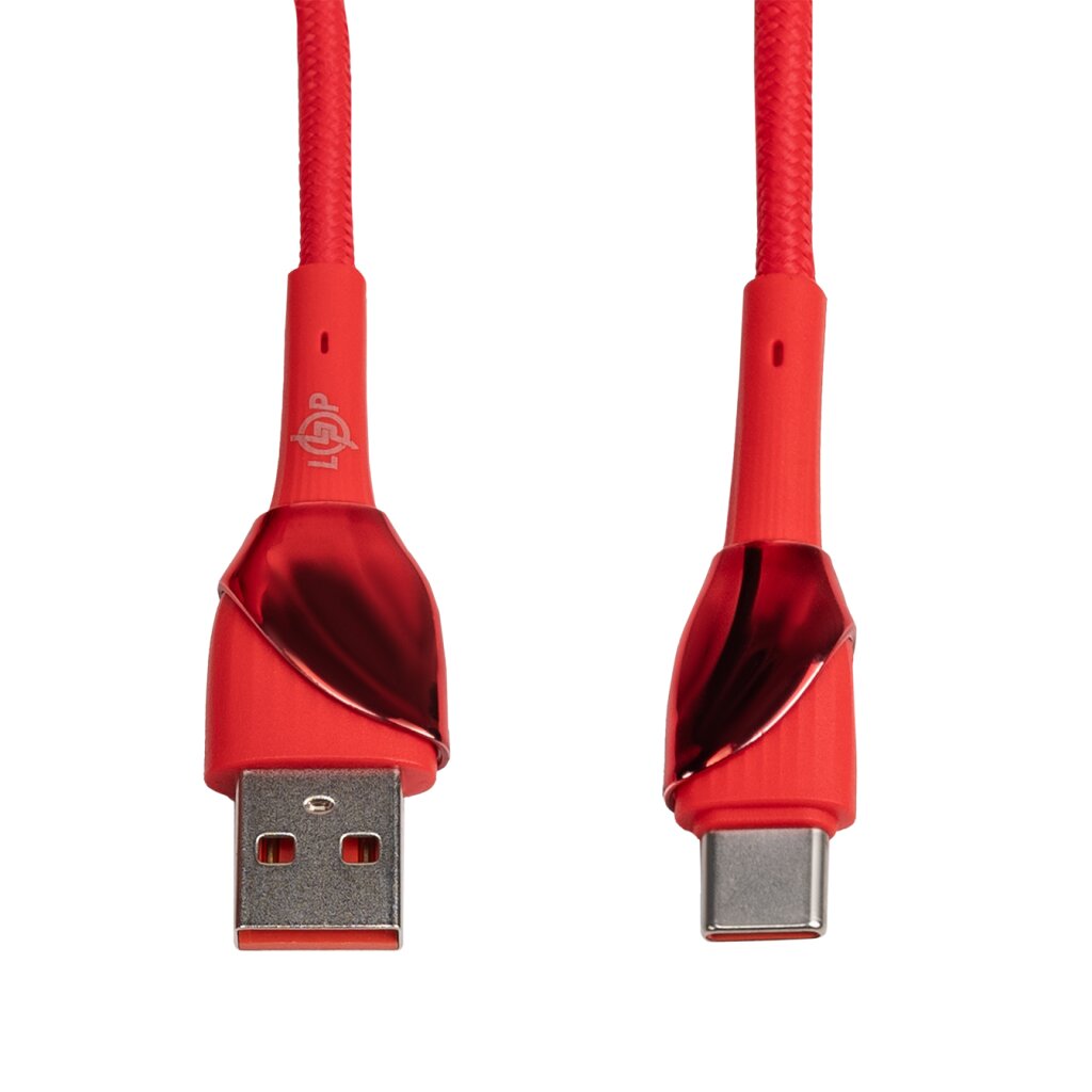 Кабель (шнур) LP USB 3.0 to USB Type-C 30W із швидкою зарядкою (QC) 1м C301FC - Изображение 1