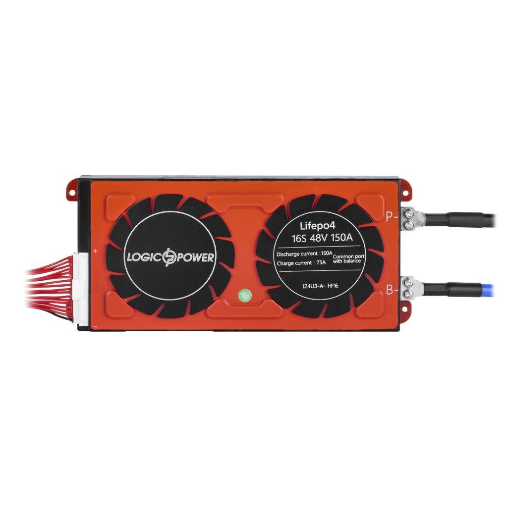 BMS плата LP LiFePO4 48V 16S Dis 150A Ch 75A - Зображення 2
