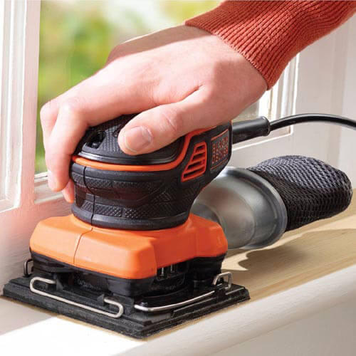 Шліфмашина вібраційна мережева BLACK+DECKER KA45 KA450 - Зображення 2