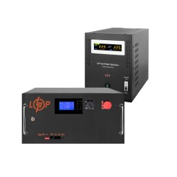 Комплект резервного питания LogicPower B7000 + литиевая (LiFePO4) батарея 16128 Ватт