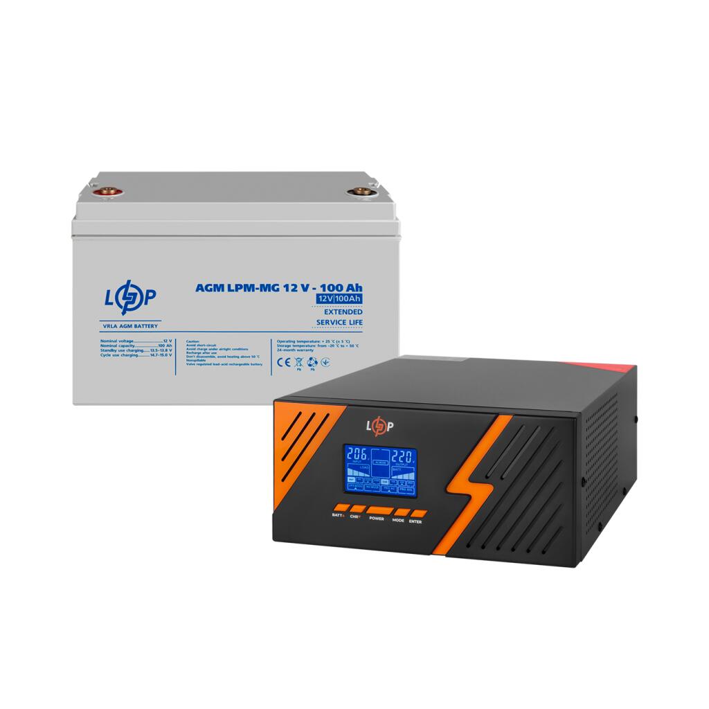 Комплект резервного питания ИБП + мультигелевая батарея (UPS B1500 + АКБ MG 1200Wh) - Изображение 3