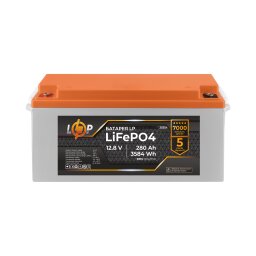 Аккумулятор LP LiFePO4 12V (12,8V) - 280 Ah (3584Wh) (BMS 150A/75A) пластик