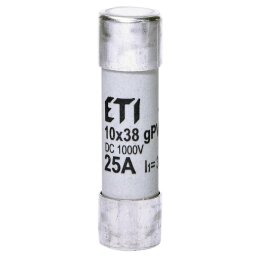 Предохранитель ETI CH 10x38 gPV 25A 1000V (30kA) (2625139)