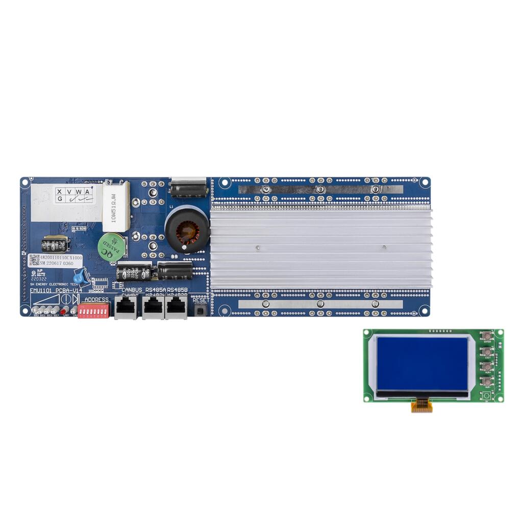 BMS плата LiFePO4 48V 16S Dis 200A Ch 100A LCD - Изображение 3