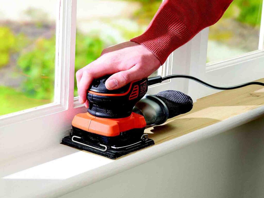 Шліфмашина вібраційна мережева BLACK+DECKER KA45 KA450 - Зображення 8