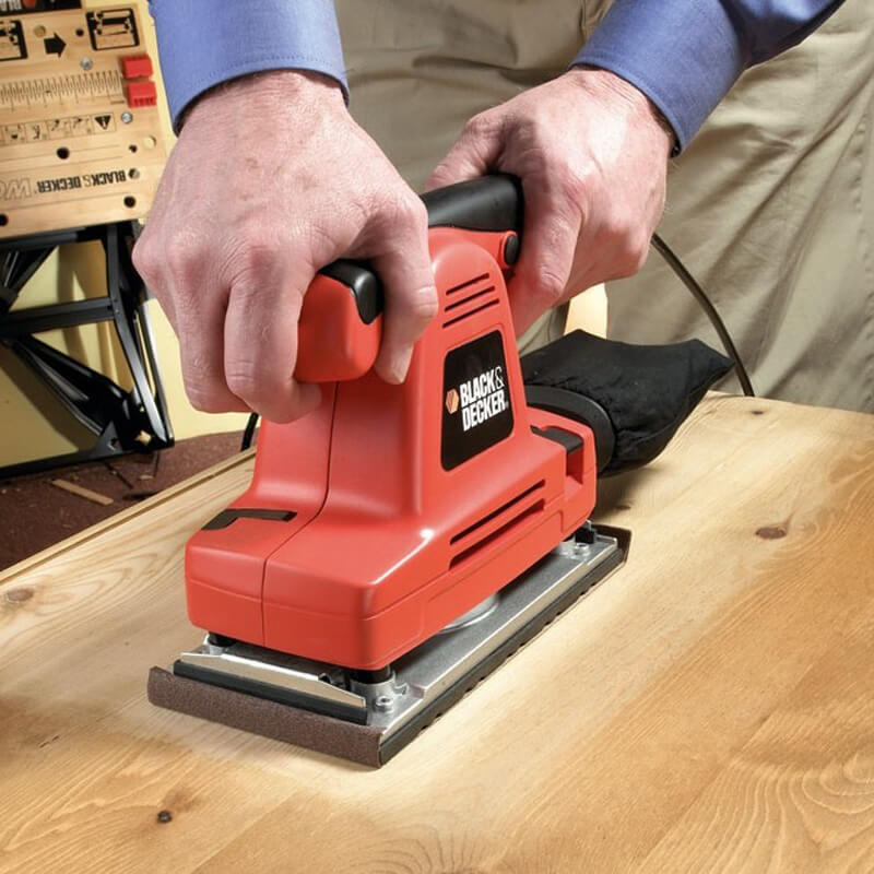 Шліфмашина вібраційна мережева BLACK+DECKER KA27 KA274EKA - Зображення 4